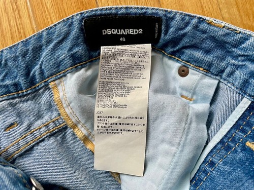 $895.00 EXCELLENT COND. DSQUARED2 5-POCKET RAVE ON JEANS M/ITALY USA SIZE 34-36. - Picture 15 of 17