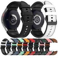 20MM Silicone Watch Strap For Samsung Galaxy Watch 6/6 Classic/5/5 Pro/4 Classic