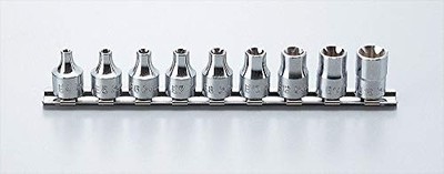 3/89.5mmSQ. Torx Socket Rail Set 9 pieces RS3425/9