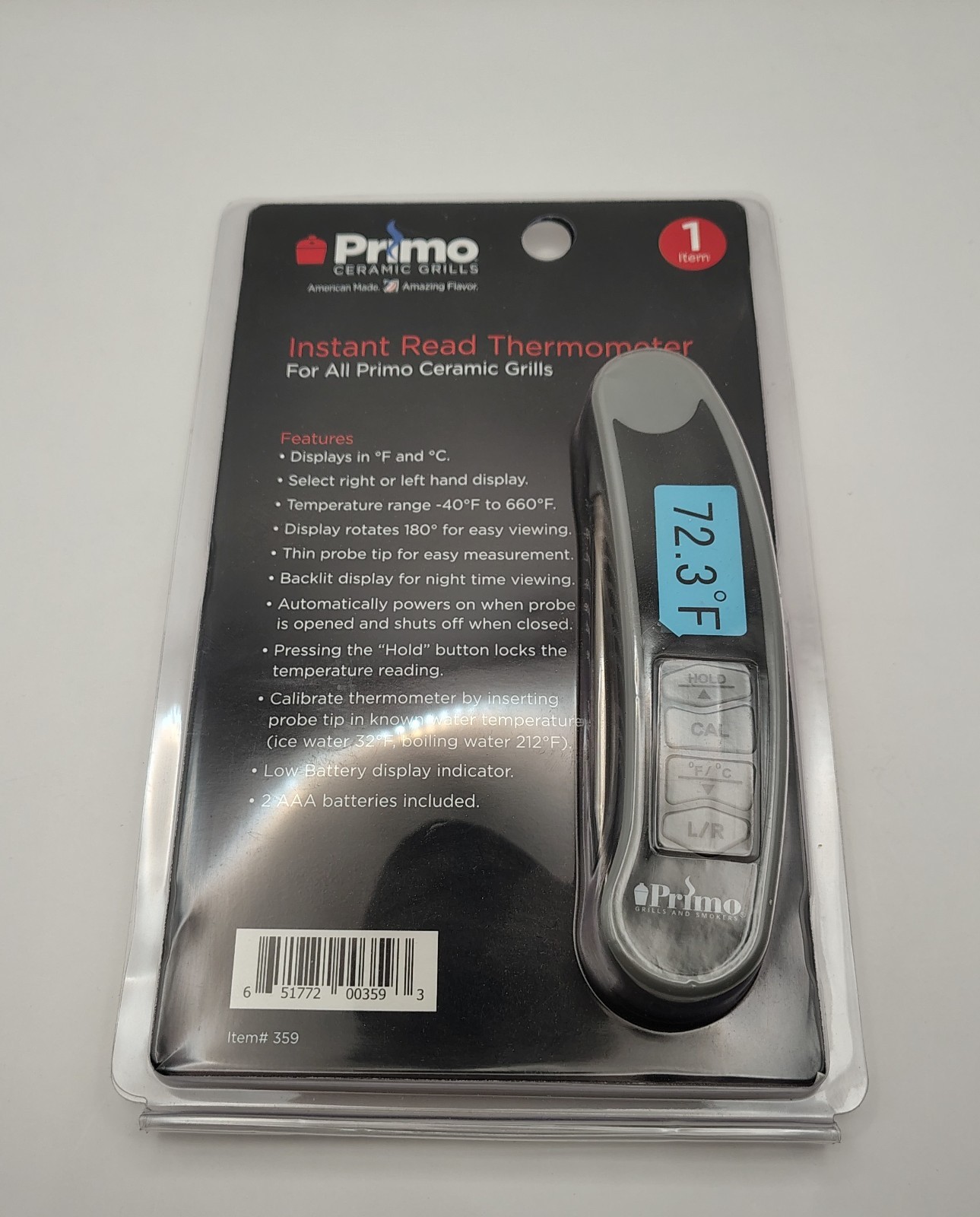 359 Instant Digital Read Thermometer Probe Bar B Q
