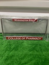 Washington State University College of Pharmacy License Plate Frame 12” X 6”