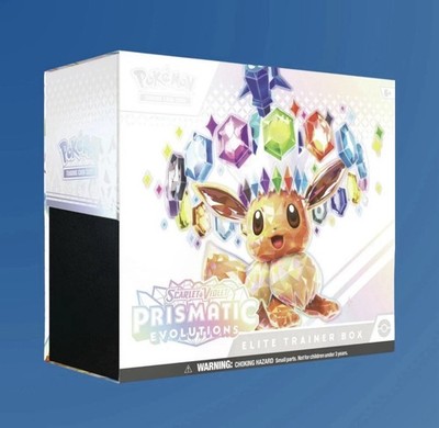 Pokémon TCG Scarlet & Violet Prismatic Evolutions Elite Trainer Box (Retail ETB)