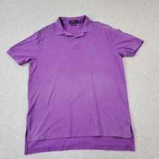 Polo Ralph Lauren Mens Large Purple Classic Fit PRL Pony Shirt