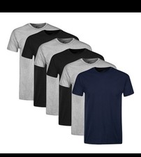 Hanes T-Shirt 6-Pack Men's ComfortSoft TAGLESS Crewneck Short Sleeve Tee Value