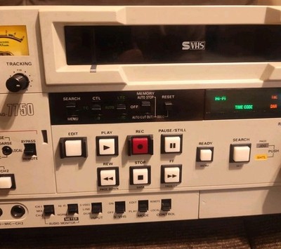 Panasonic AG-7750 | Super VHS Video Recorder VCR SVHS | eBay
