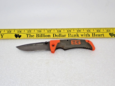 Gerber Bear Grylls Lockback Folding Pocket Knife with Pocket Clip