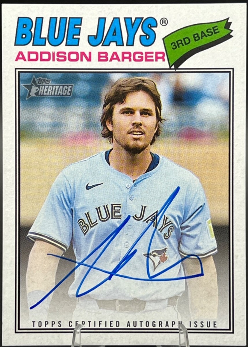2026 Topps Heritage ADDISON BARGER 直筆サイン - メルカリ