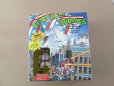 Vintage 1991 TMNT Don's Pizza Powered Parachute Sealed MIB No. 5384 Playmates