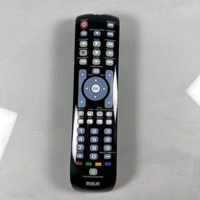 RCA RCRN06GR Universal 6 Device Remote Control with Blue Backlit Keypad