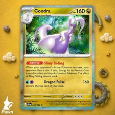 Goodra Holo 68/86 Chaos Rising Rare Pokemon TCG Card Game NM Art Tonji Matsuno