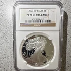 2003-W American Silver Eagle Proof — photo from another recent sale