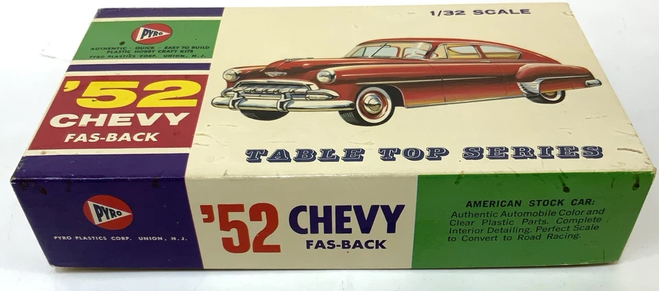 Vintage Pyro Table Top Series ‘52 Chevy Fas-Back, 1:32 Scale Complete - Image 2 of 4