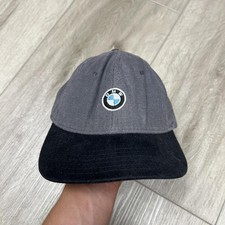 Intage 90’S Bmw Lifestyle Hat Adjustable Black Gray Made In Usa