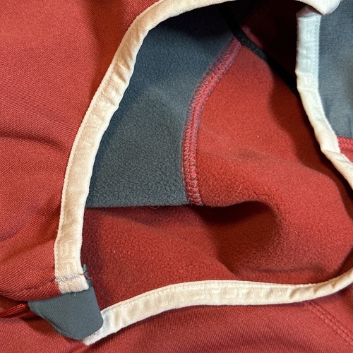 La Sportiva Eagle Hoody Womens L Trim Full Zip Red Gray Hoody Hoodie Climbing - Picture 15 of 21