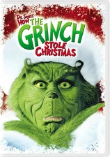 Dr. Seuss' How The Grinch Stole Christmas DVD Jim Carrey NEW