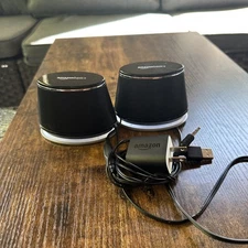 Amazon Basics Stereo 2.0 Speakers for PC or Laptop, 3.5mm Aux input,...