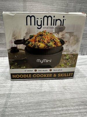  Noodle Cooker Skillet MyMini 5''inch, 260W, 120V, Black New Open Box