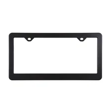 Auto Drive Black Metal Automotive Dealer License Plate Frame, 90140W