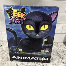 Mindscope ANIMAT3D Eek the Cat Plug'n Play Decoration EUC - Tested