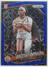 2025 Panini Prizm WNBA Aneesah Morrow #79 Blue Velocity Prizms Connecticut Sun