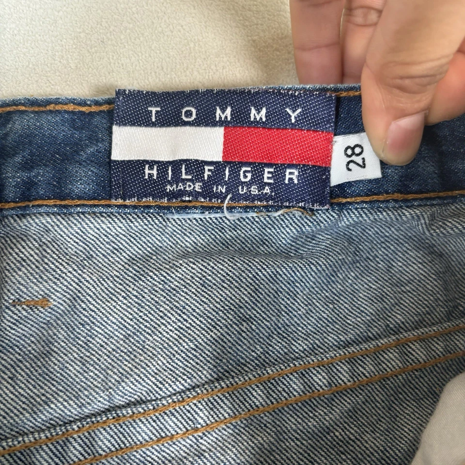 Vintage Y2K Tommy Hilfiger Jeans Mens 28x32 Carpenter Grunge Utility Skate Baggy - Image 3 of 4