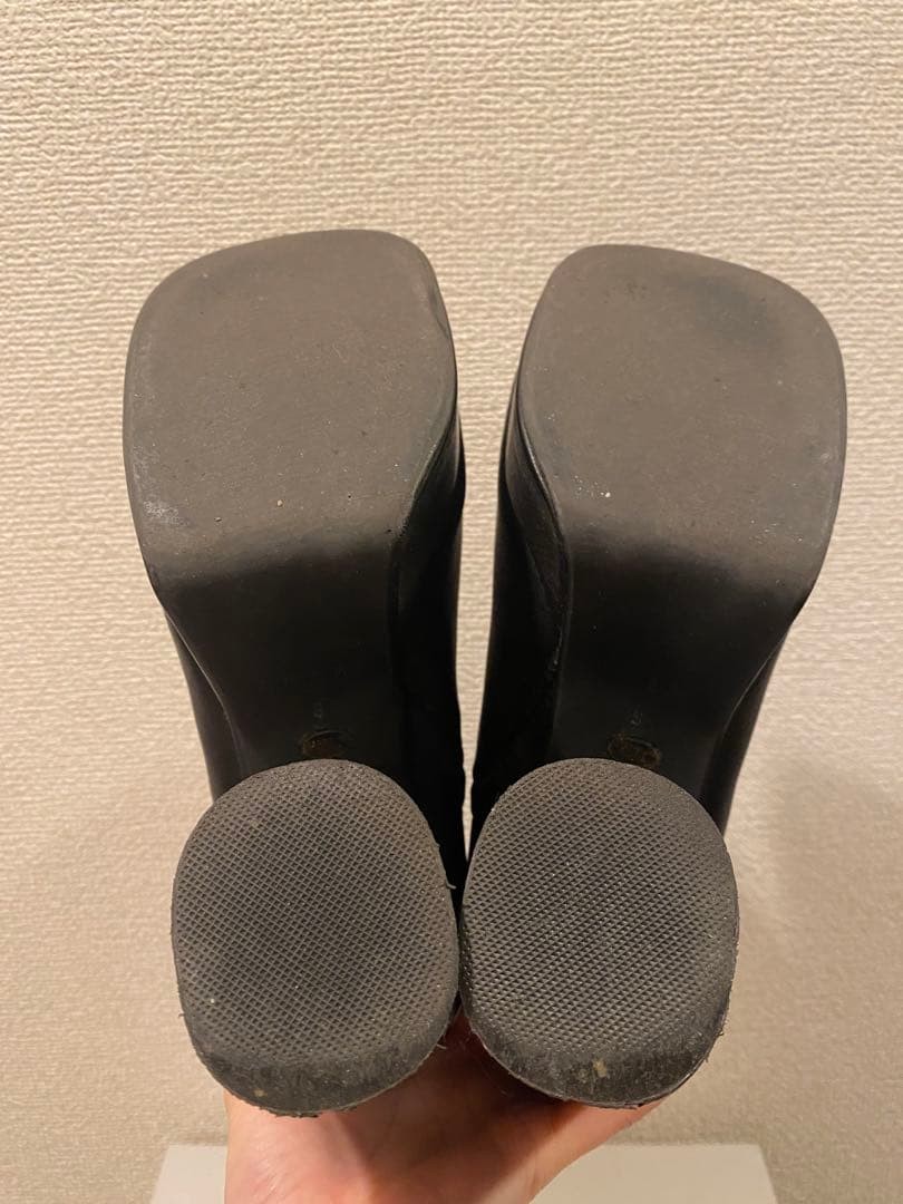 Ameri VOLUMINOUS TOE PLATFORM BOOTS Black S Size - image 7