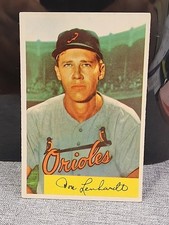 1954 Bowman #53 Don Lenhardt Baltimore Orioles BASEBALL