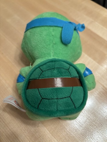 Peluche pupazzo Teenage Mutant Ninja Turtles Ty Beanie Babies 6" set completo 4 TMNT - Foto 6 di 11