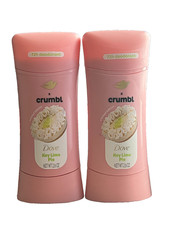 Dove  Crumbl Limited Edition Deodorant 2 Pack Of Key Lime Pie 2.6 Ounces Each