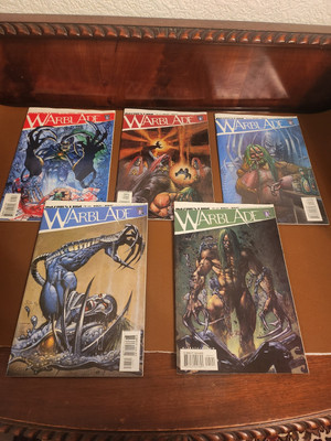 THE RAZORS EDGE: WARBLADE COMPLETE SET #1-5 BISLEY HIGH GRADE