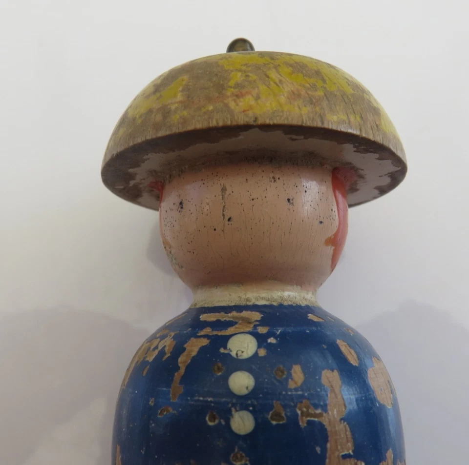 TRICOTIN-ANCIEN-CHAPEAU JAUNE-JOUET ANCIEN-P - Photo 2/4