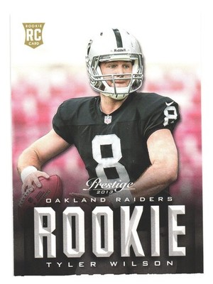 2013 Panini Prestige NFL Football Rookie Oakland Raiders Tyler Wilson