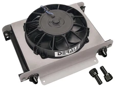 STKD PLT OIL COOLR W/FAN 6 Derale 13760
