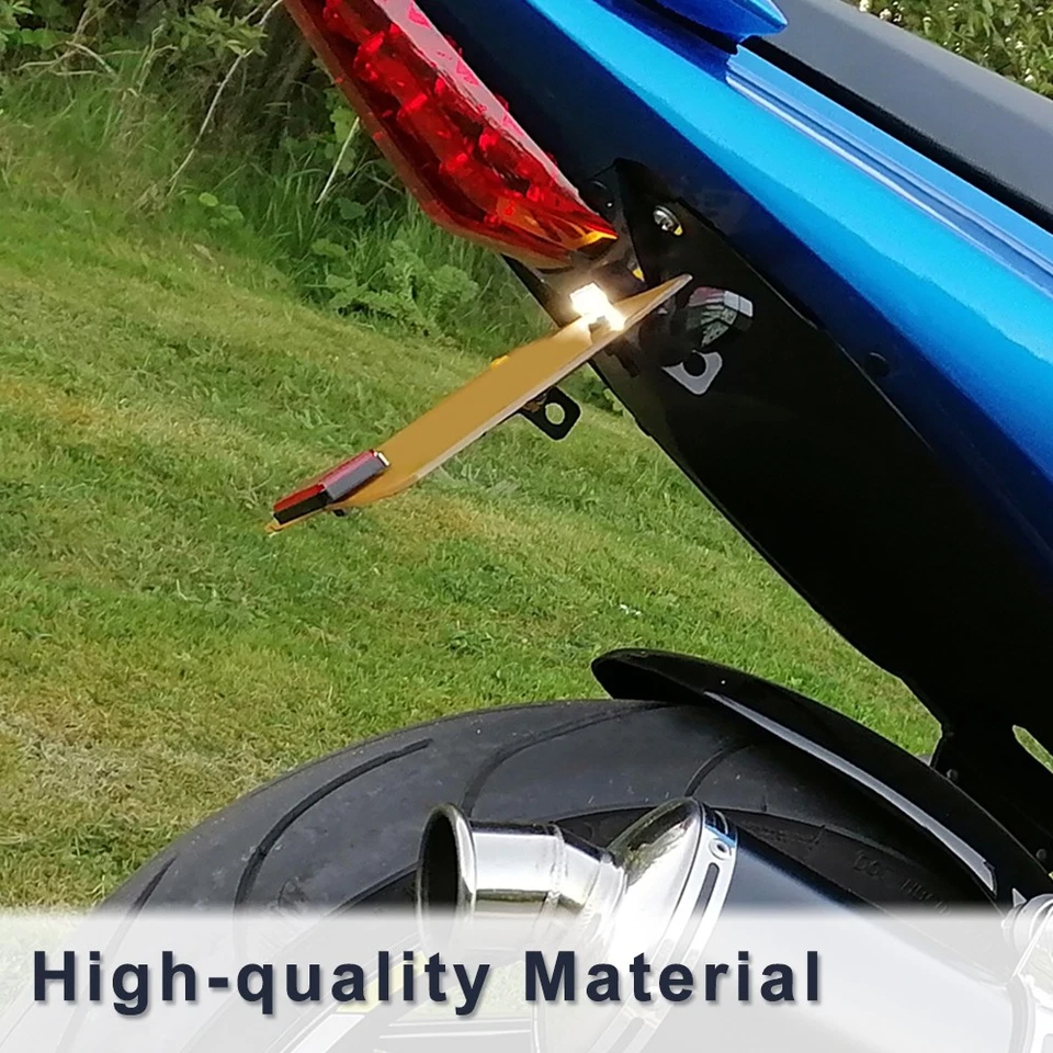 Ajuste para 03-15 Suzuki SV650 SV650S SV650F placa de licença eliminadora de para-lama traseiro - Imagem 3 de 4