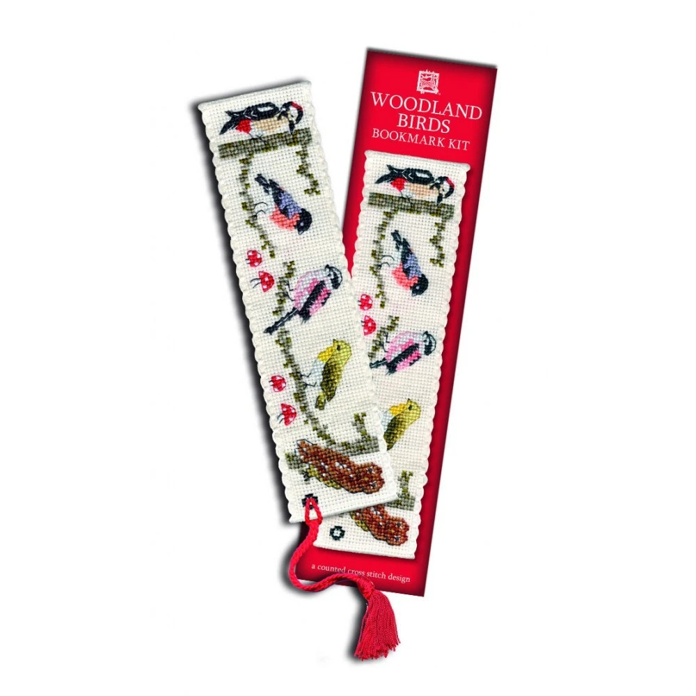 Woodland Birds Bookmark Cross Stitch Kit (Textile Heritage)