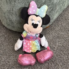 Multi-Colored Minnie Mouse Talking Plush 14" with Glowing Bow