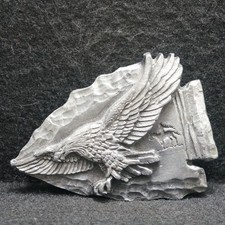 WG03108 NOS VINTAGE 1988 EAGLE  ARROWHEAD NATIVE INDIAN ARTWORK BELT BUCKLE