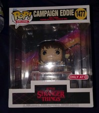 Funko Pop Deluxe Campaign Eddie #1477 Stranger Things Target vaulted  new Rare 