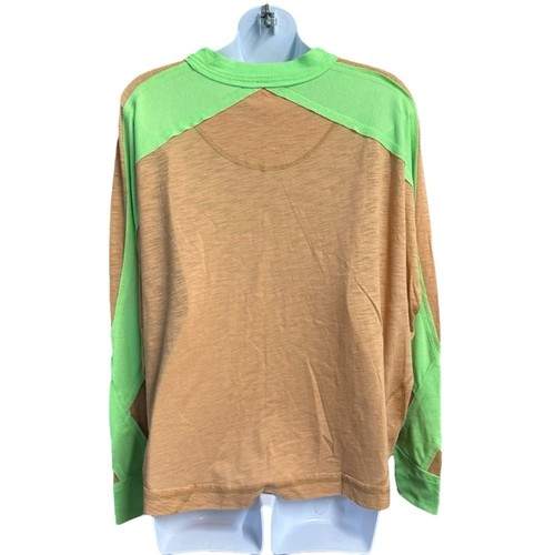Top Free People Movement taglia XS oversize tutto verde marrone atletico attivo - Foto 9 di 12