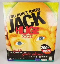 You Don't Know Jack Huge XXXL Sierra 1997 Big Box PC/Mac CD-ROM Game