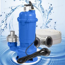 Schmutzwasserpumpe Fäkalienpumpe Schneidmesser Tauchpumpe 25000 L/h 1500W Cutter