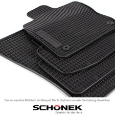 SCHÖNEK Gummimatten Gummi-Fußmatten Fußmatten für VW POLO 6 ab 05.2021 4-teilig
