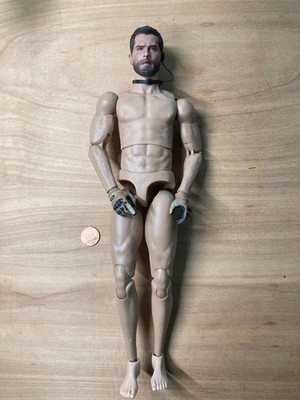 1/6 Damtoys- Nude figure, GWOT or current era, with commo unit & gloved hands