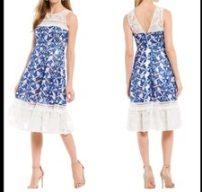 Badgley Mischka Belle dress Eislyn embroidered butterfly lace garden party Event