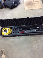 Manfrotto 055 Aluminum Tripod w SKB iSeries Case, Weights, Power Cable Kit READ