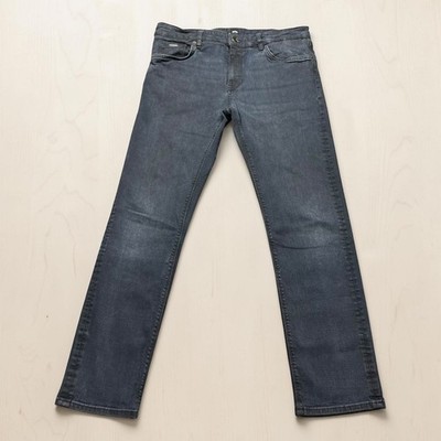 Hugo Boss Maine3 Men Dark Straight Leg Candiani Denim Italian Stretch Jean 33x30