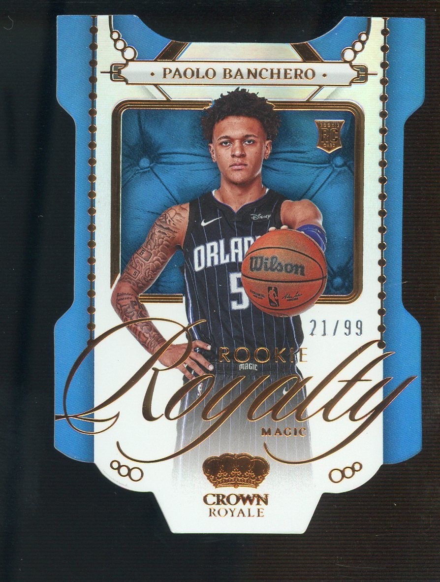2022-23 Panini Crown Royale Rookie Royalty Paolo Banchero RC Rookie /99