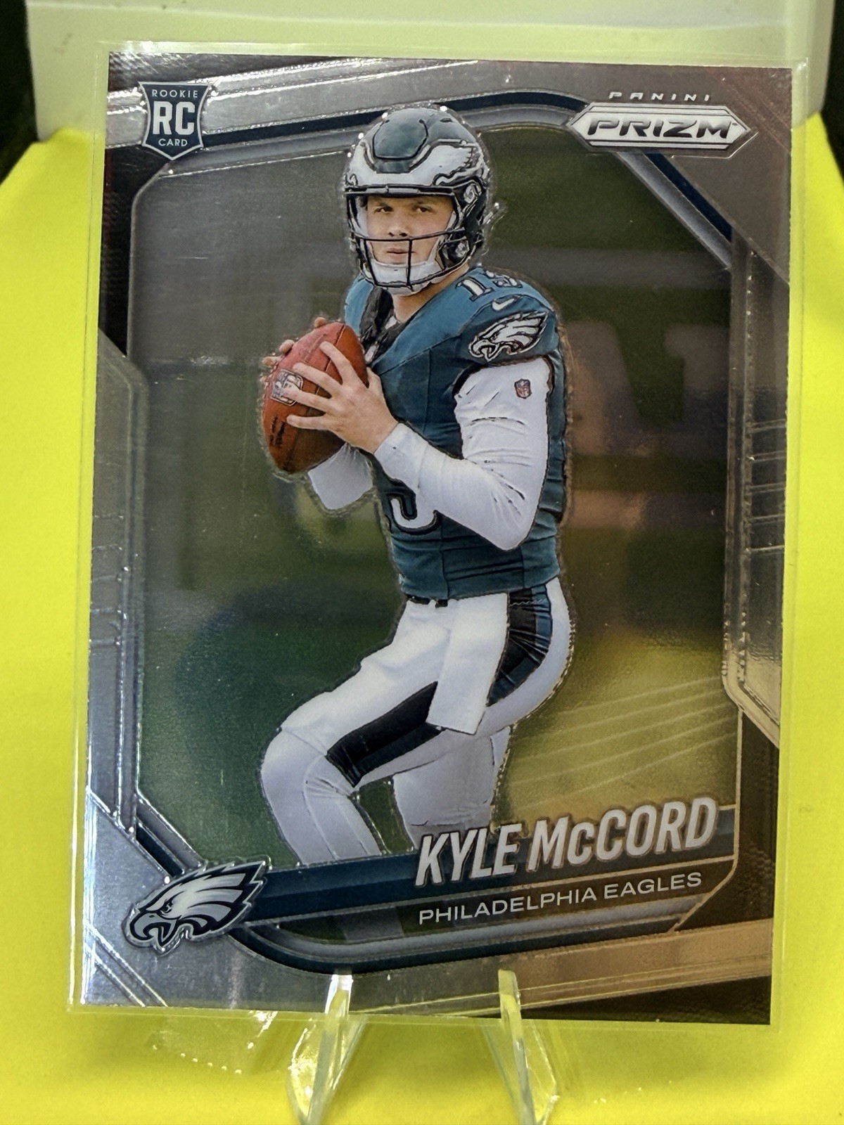 Kyle McCord 2025 Panini Prizm #377 Base RC Philadelphia Eagles 🦅