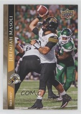 2021 Upper Deck CFL Gold 48/50 Jeremiah Masoli #36 o4u