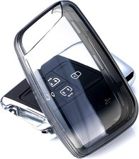 Key Fob Cover TPU Car Key Fob Case Fit fo Size: BlackStyle: for VW-E 3 Buttons